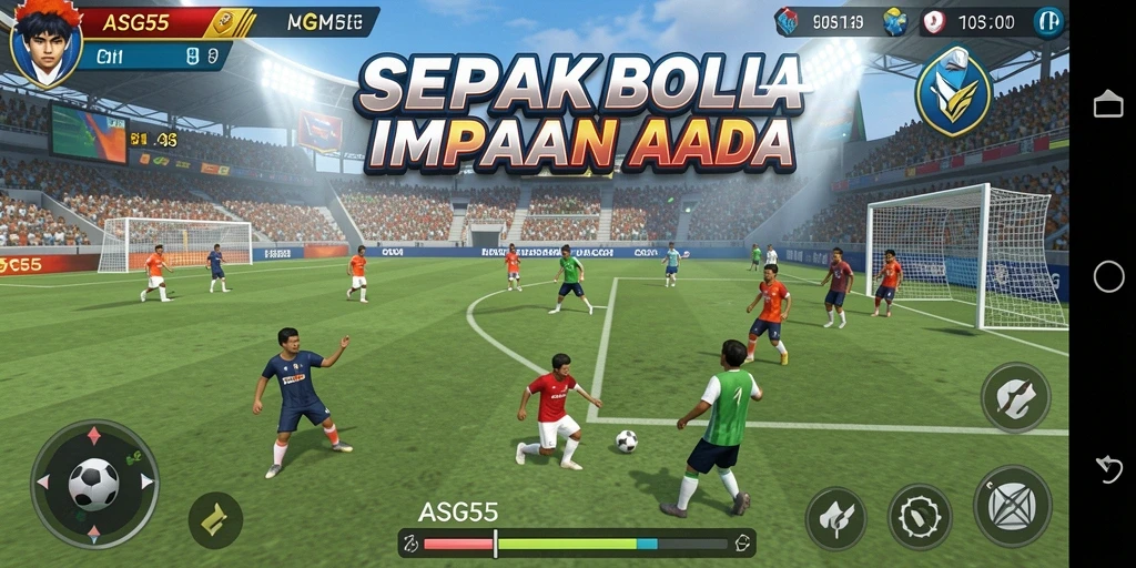 Tampilan gameplay ASG55 yang mendebarkan dan penuh aksi.