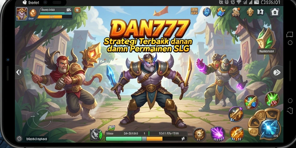 Tampilan gameplay SLG seru dan strategis dalam DAN777.