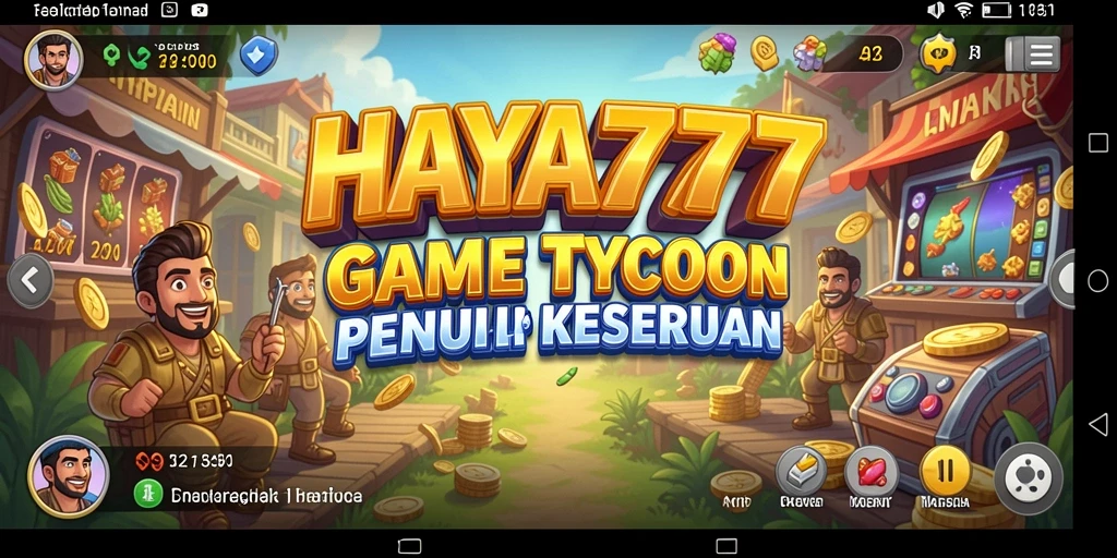 Tampilan screenshot HAYA777 menunjukkan gameplay Tycoon yang seru dan interaktif.
