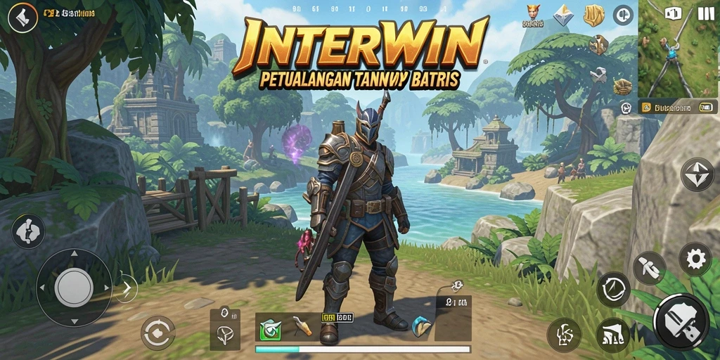 Tampilan gameplay OPEN WORLD INTERWIN yang menakjubkan dan penuh petualangan.