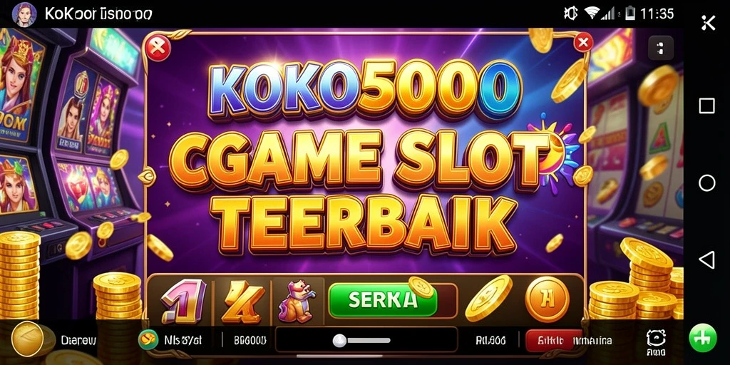 Gameplay KOKO5000 yang penuh warna dan mengasyikkan.