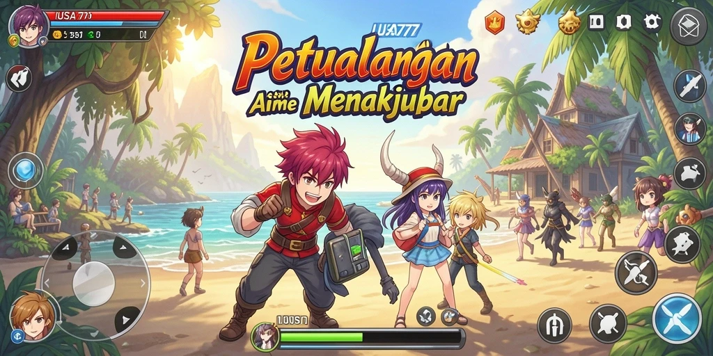 Tampilan gameplay LUSA777 yang mendebarkan dalam dunia Anime.