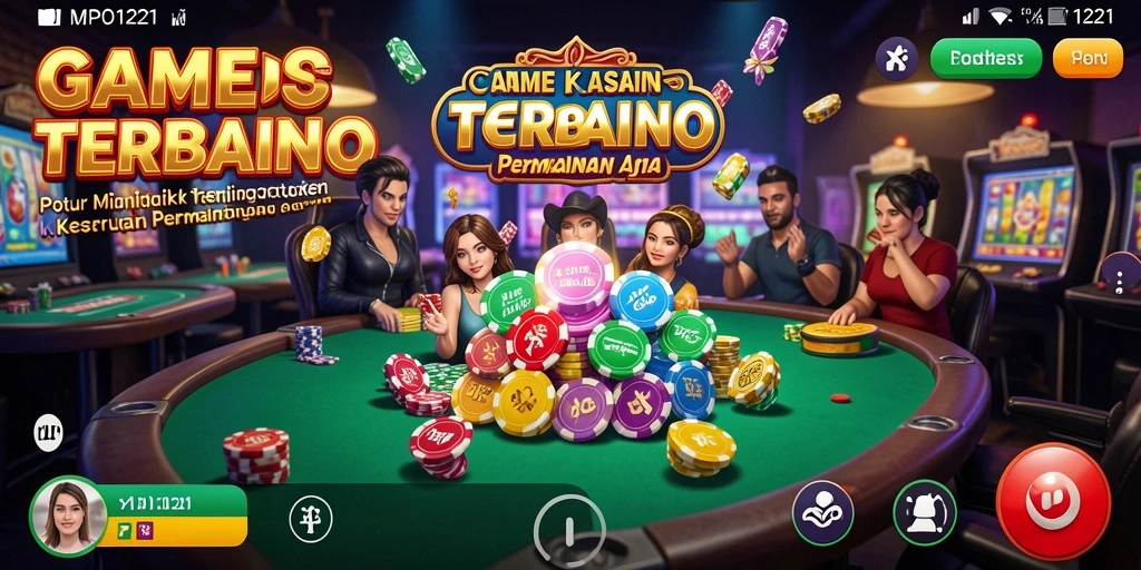 Tampilan menarik dari gameplay Kasino di MPO1221.