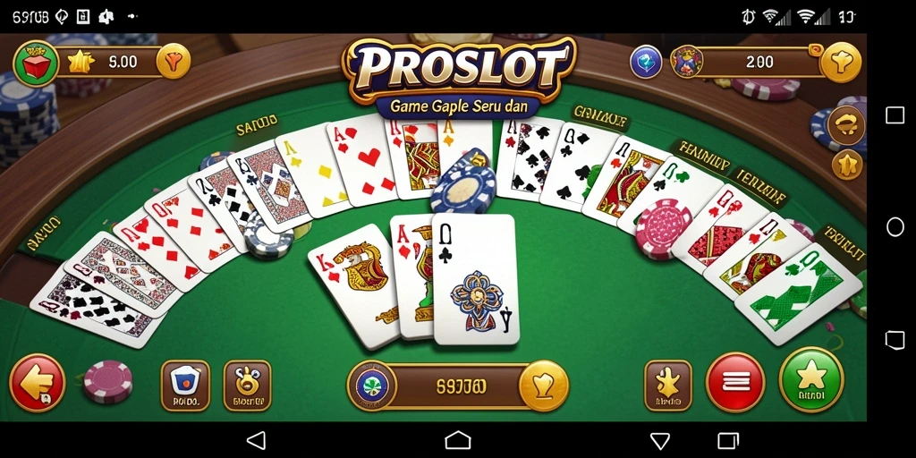 Tampilan menarik saat bermain Gaple di PROSLOT.