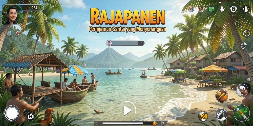 Gameplay seru dari RAJAPANEN yang menampilkan tantangan menyenangkan.