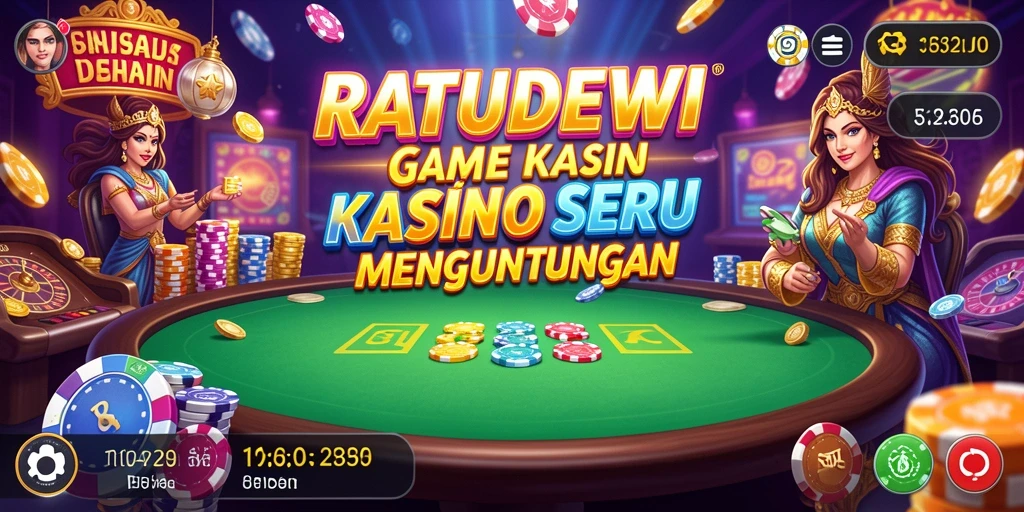 Gameplay seru dan menantang di RATUDEWI, aplikasi Kasino terbaik.