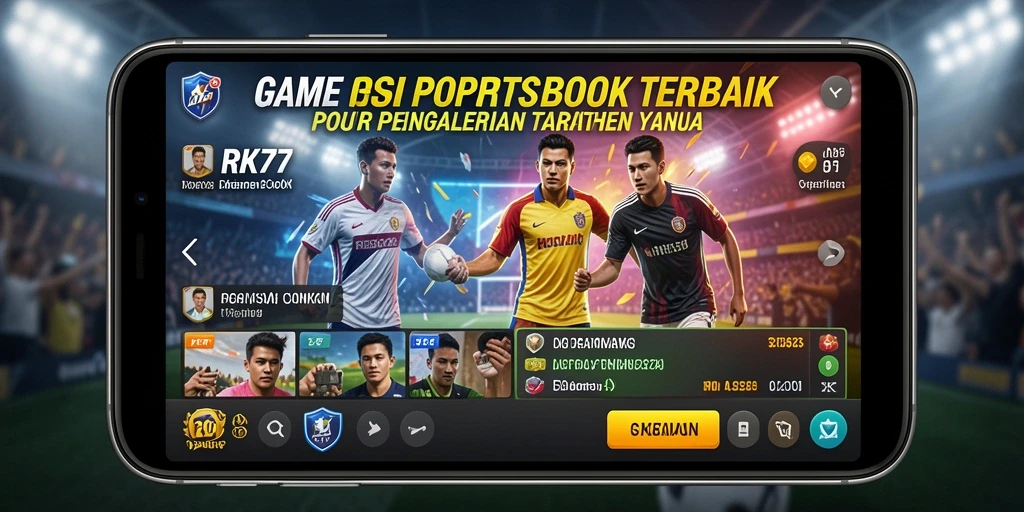 Tampilan utama gameplay Sportsbook RK77 yang menarik dan interaktif.