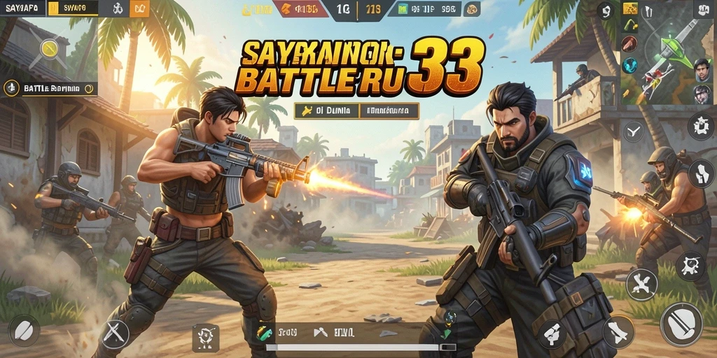 Tampilan seru pertandingan Battle Royale di SAYAP33.